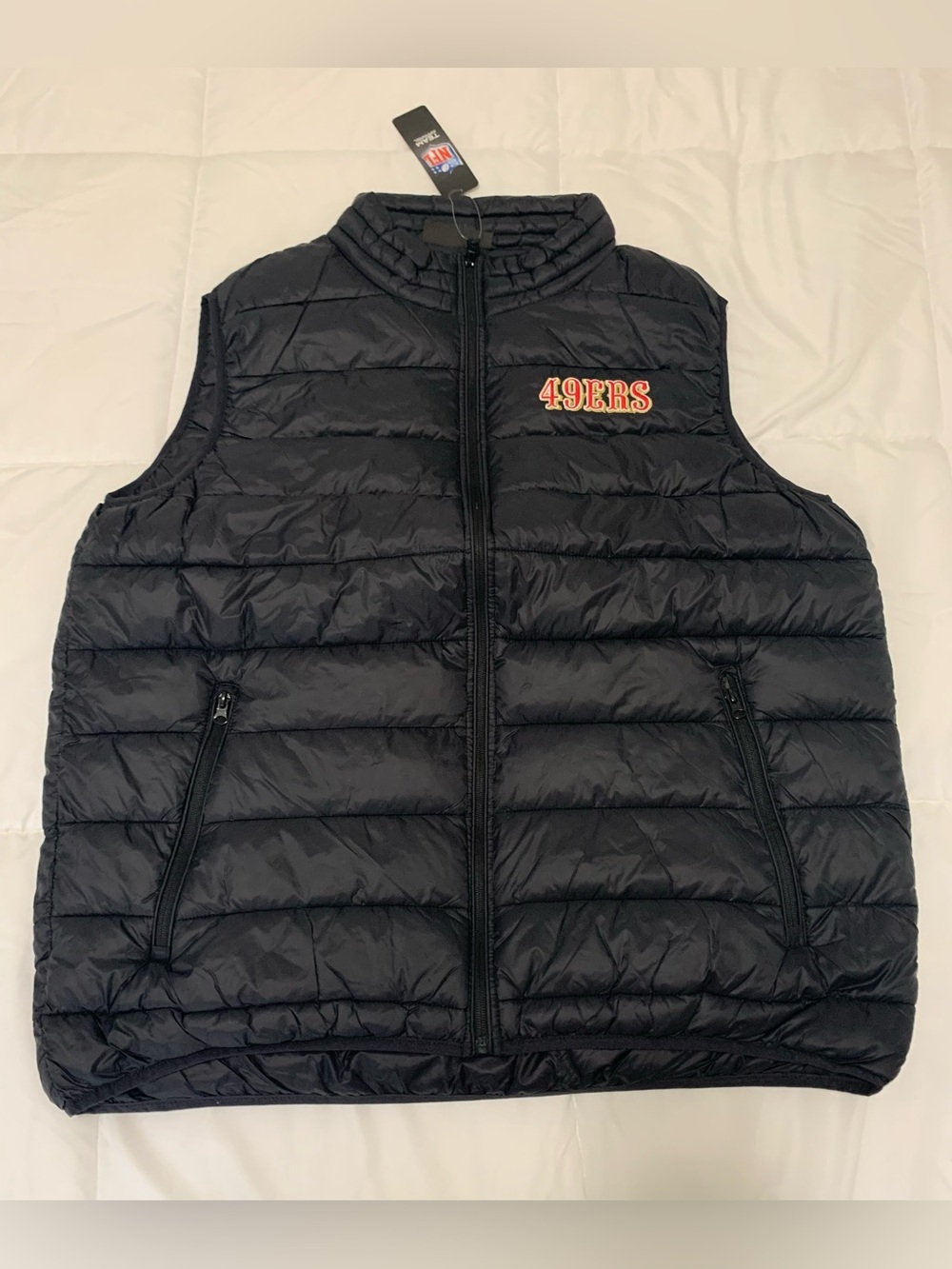 NWTs Dunbrooke puffer Vest NFL 49er Size 2XL